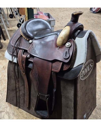 SELLE WESTERN OCCASION EQUITATION AMERICAINE USA CONTINENTAL