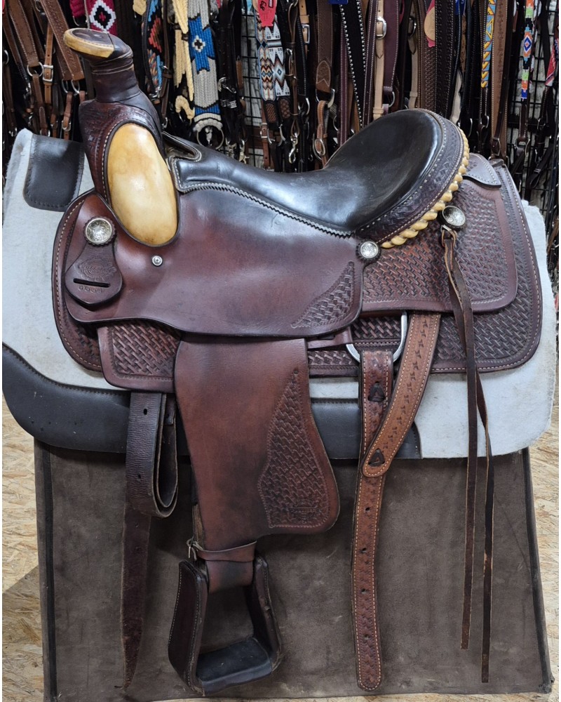 SELLE WESTERN OCCASION EQUITATION AMERICAINE USA CONTINENTAL