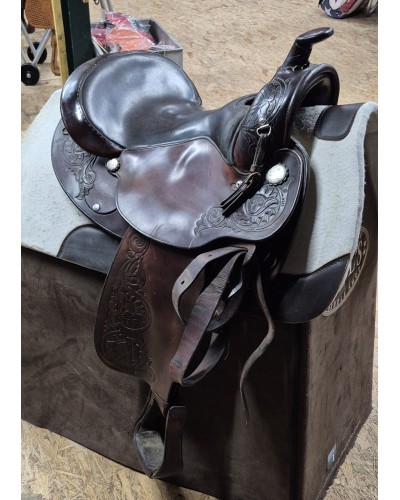 SELLE WESTERN OCCASION EQUITATION AMERICAINE USA CONTINENTAL