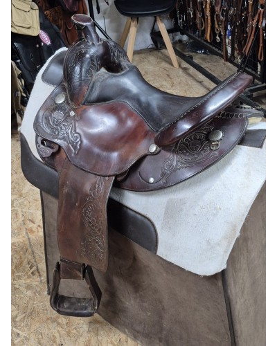 SELLE WESTERN OCCASION EQUITATION AMERICAINE USA CONTINENTAL