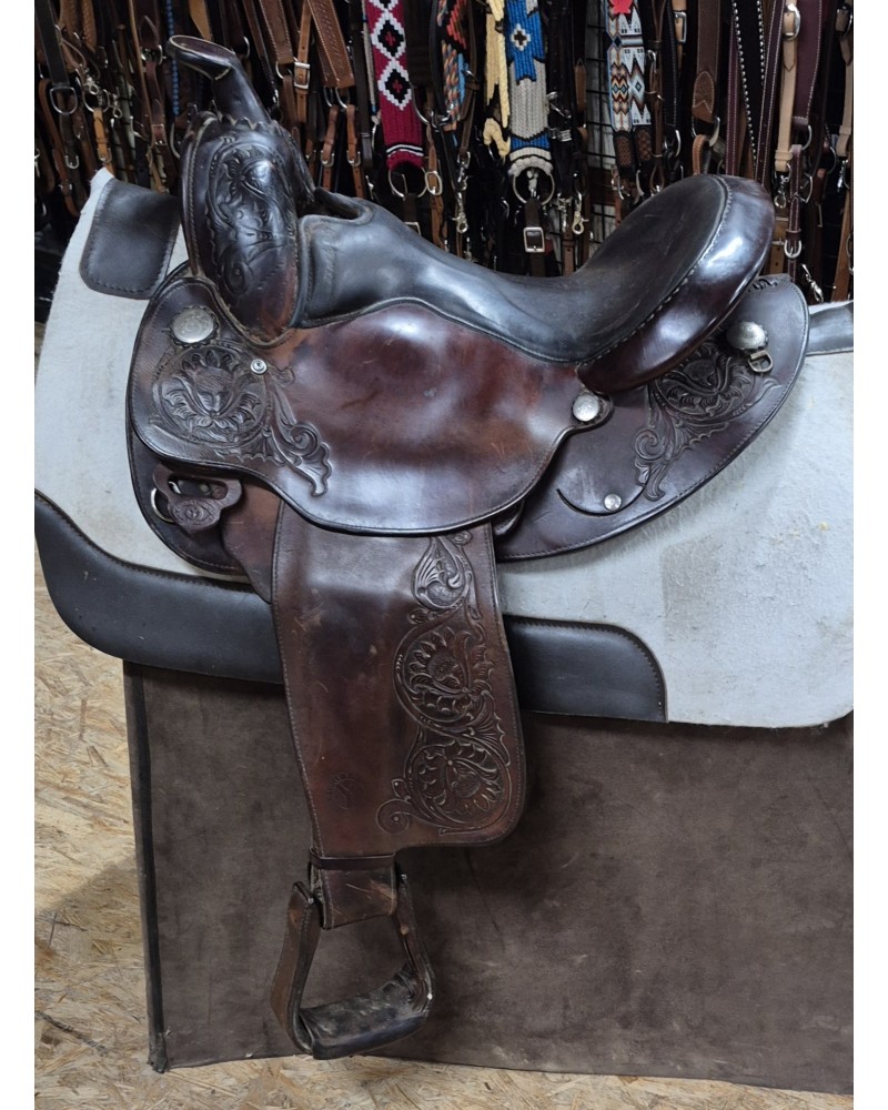 SELLE WESTERN OCCASION EQUITATION AMERICAINE USA CONTINENTAL