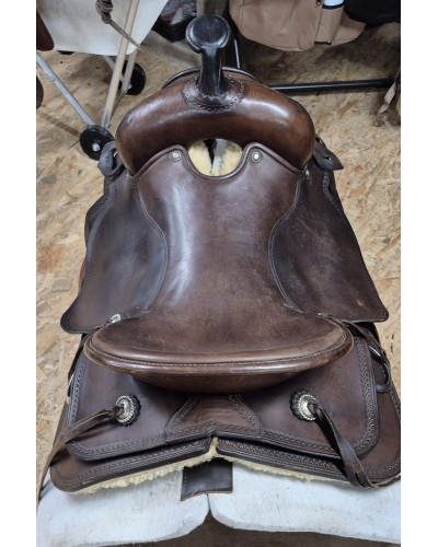 SELLE WESTERN OCCASION EQUITATION AMERICAINE USA CONTINENTAL