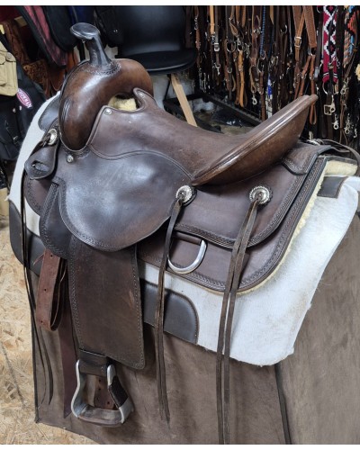 SELLE WESTERN OCCASION EQUITATION AMERICAINE USA CONTINENTAL
