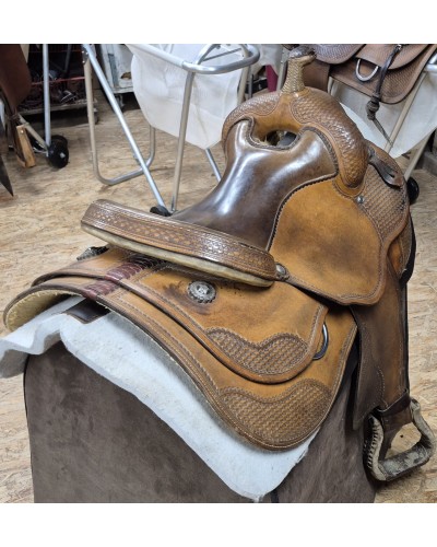SELLE WESTERN OCCASION EQUITATION AMERICAINE USA CONTINENTAL