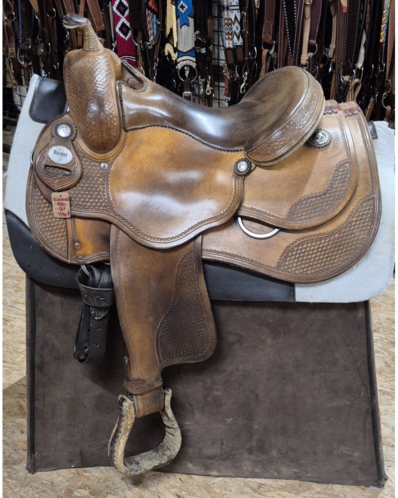 SELLE WESTERN OCCASION EQUITATION AMERICAINE USA CONTINENTAL
