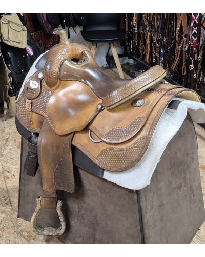 SELLE WESTERN OCCASION EQUITATION AMERICAINE USA CONTINENTAL