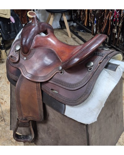 SELLE WESTERN OCCASION EQUITATION AMERICAINE USA CONTINENTAL