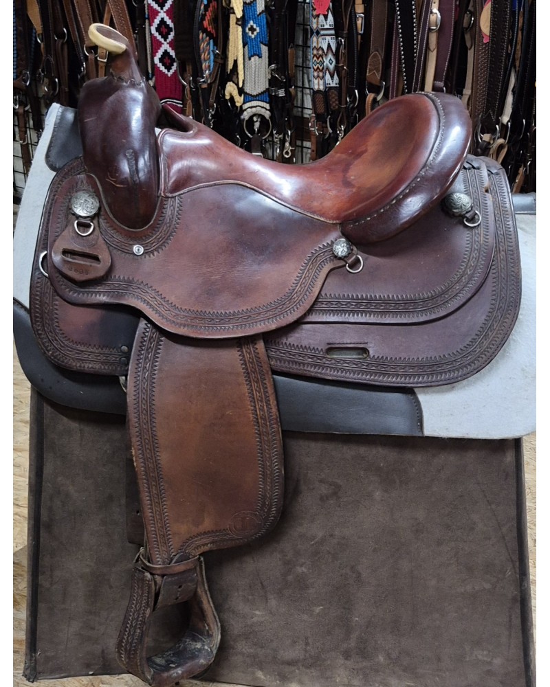 SELLE WESTERN OCCASION EQUITATION AMERICAINE USA CONTINENTAL
