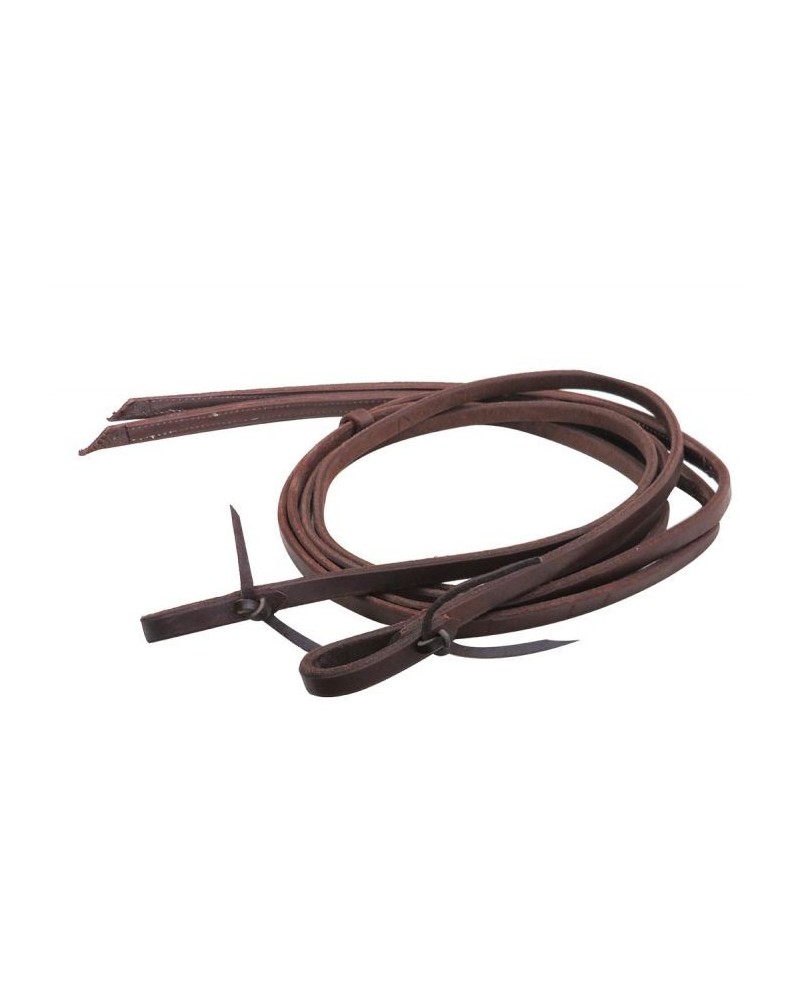 Rênes Coupées (Split Reins) Showman 8' X 3/4 - Cuir