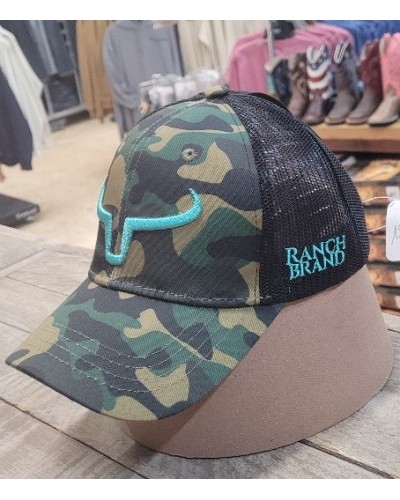 casquette ariat ranch brand hostile western stars and stripes yellowstone usa western