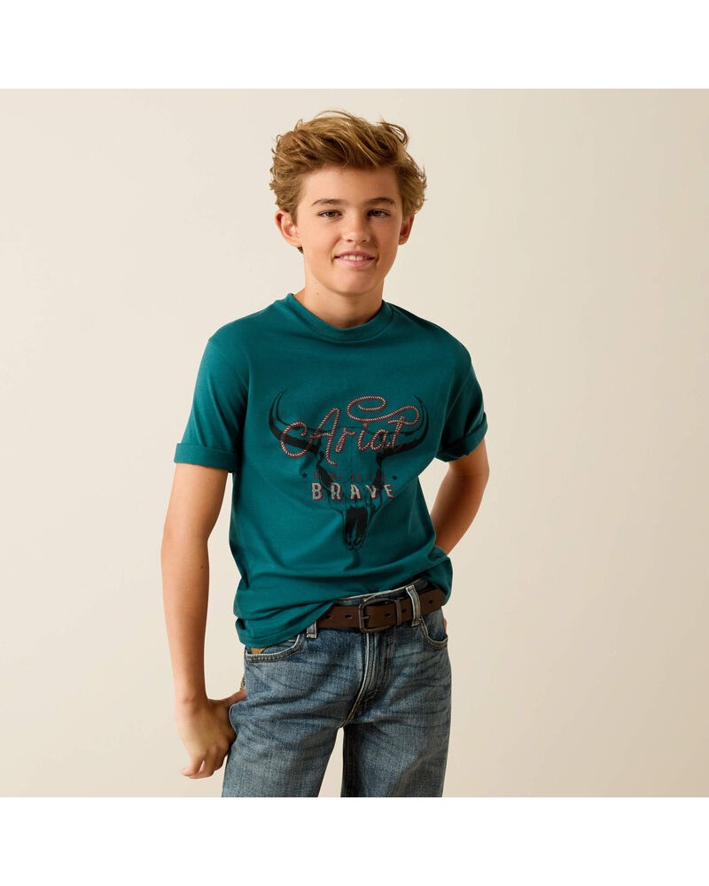 TEE SHIRT WESTERN AMERICAINE WRANGLER JACK DANIELS STARS AND STRIPES ARIAT