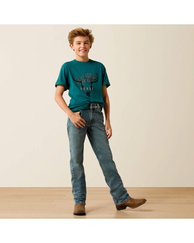 TEE SHIRT WESTERN AMERICAINE WRANGLER JACK DANIELS STARS AND STRIPES ARIAT