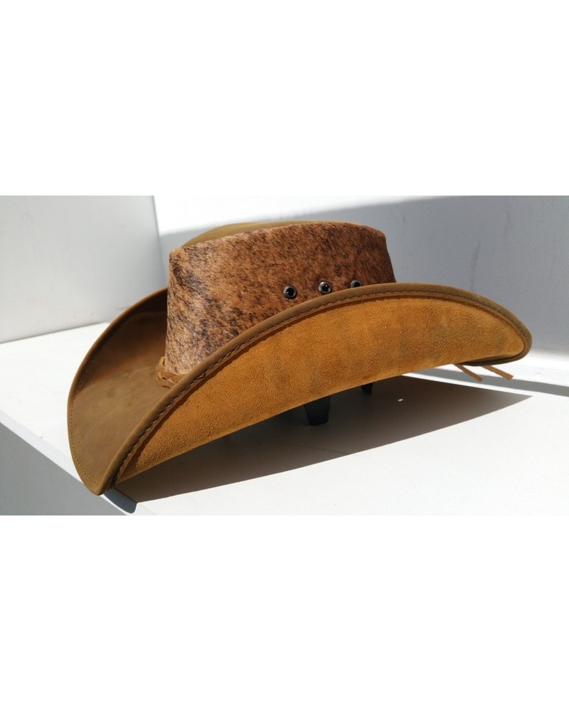 CHAPEAU CUIR SOMHER