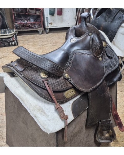 SELLE WESTERN OCCASION EQUITATION AMERICAINE USA CONTINENTAL