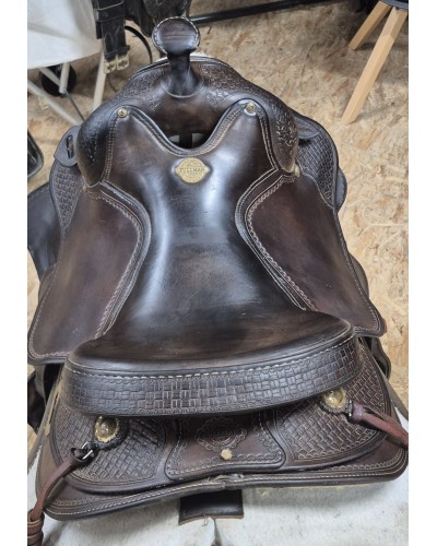 SELLE WESTERN OCCASION EQUITATION AMERICAINE USA CONTINENTAL