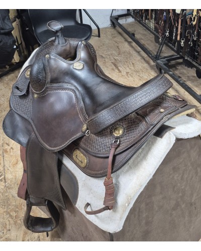 SELLE WESTERN OCCASION EQUITATION AMERICAINE USA CONTINENTAL