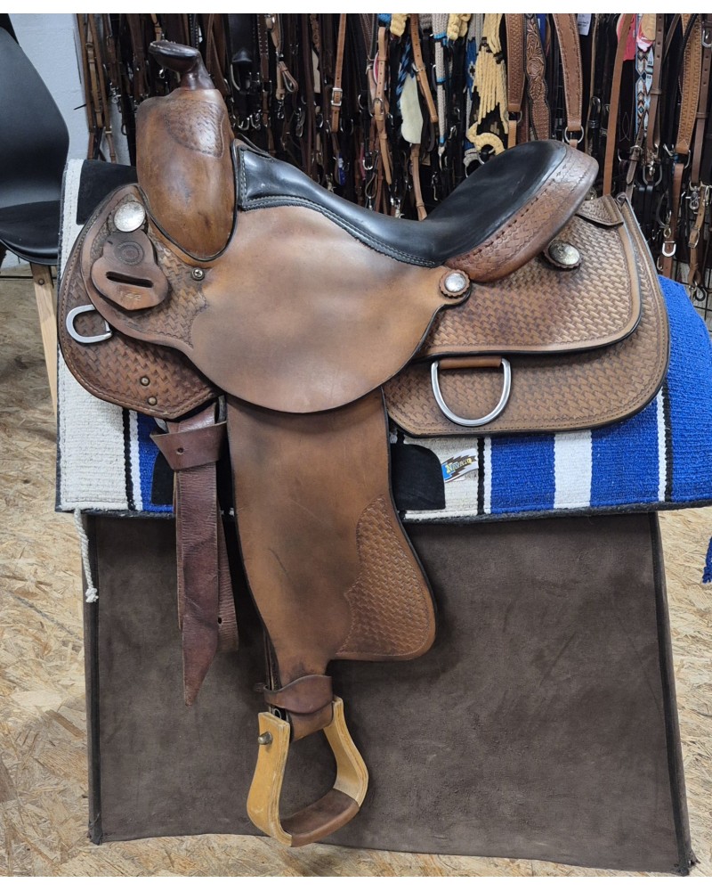 SELLE WESTERN OCCASION EQUITATION AMERICAINE USA CONTINENTAL
