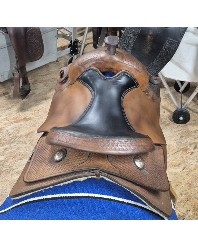 SELLE WESTERN OCCASION EQUITATION AMERICAINE USA CONTINENTAL