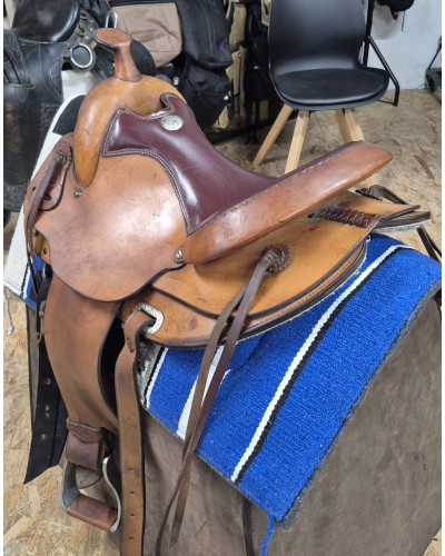 SELLE WESTERN OCCASION EQUITATION AMERICAINE USA CONTINENTAL
