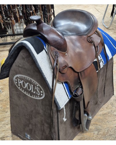 SELLE WESTERN OCCASION EQUITATION AMERICAINE USA CONTINENTAL