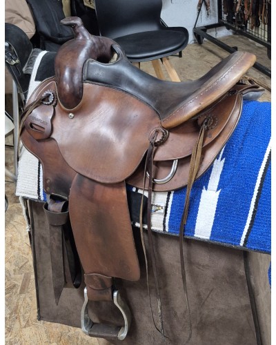 SELLE WESTERN OCCASION EQUITATION AMERICAINE USA CONTINENTAL