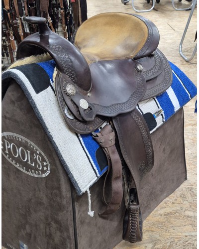 SELLE WESTERN OCCASION EQUITATION AMERICAINE USA CONTINENTAL