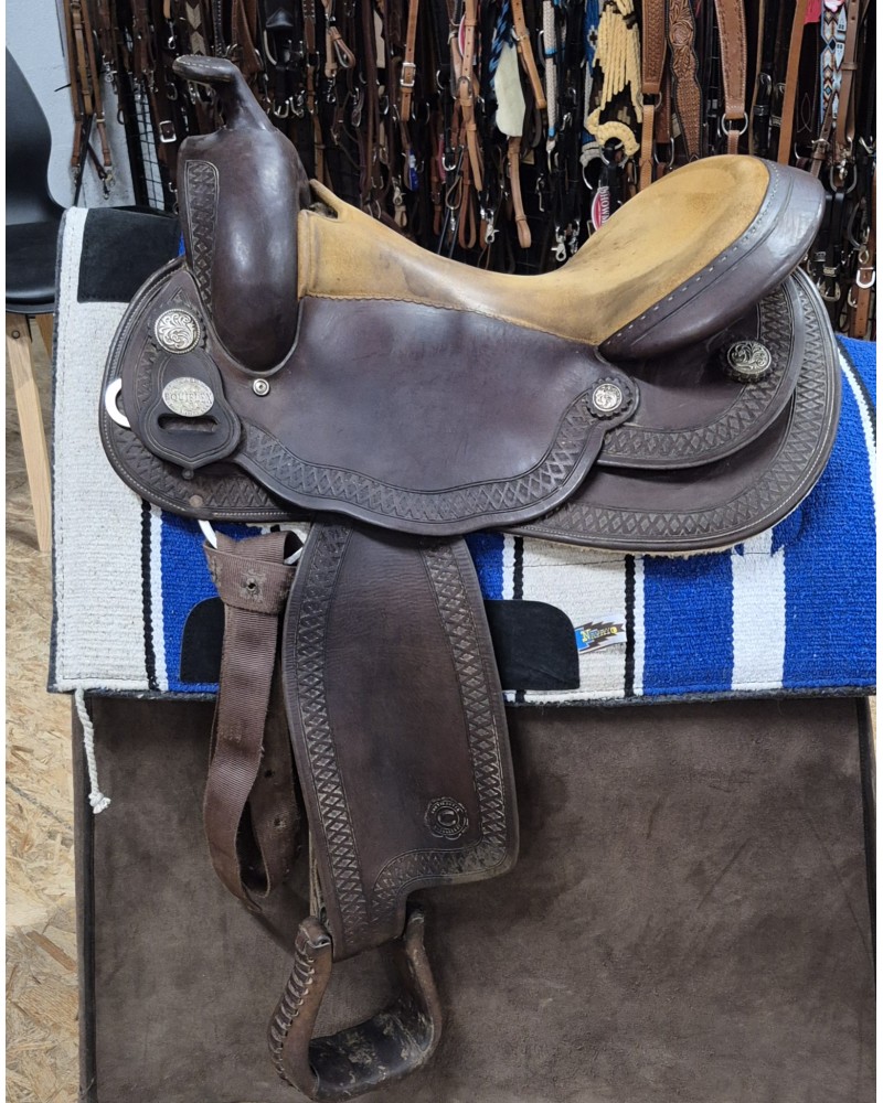 SELLE WESTERN OCCASION EQUITATION AMERICAINE USA CONTINENTAL