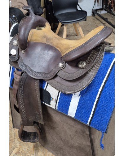 SELLE WESTERN OCCASION EQUITATION AMERICAINE USA CONTINENTAL