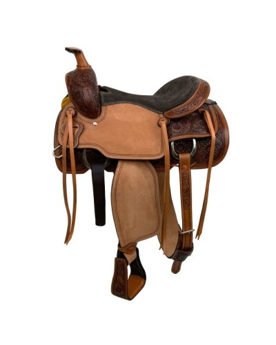 SELLE WESTERN DENVER WESTWOOD CIRCLE GARLAND DOUBLE T POOLS CONTINENTAL EQUIFLEX