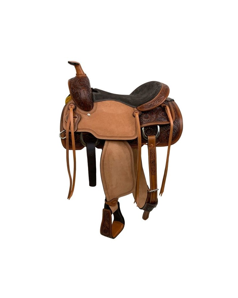 SELLE WESTERN DENVER WESTWOOD CIRCLE GARLAND DOUBLE T POOLS CONTINENTAL EQUIFLEX