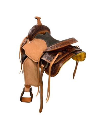 SELLE WESTERN DENVER WESTWOOD CIRCLE GARLAND DOUBLE T POOLS CONTINENTAL EQUIFLEX