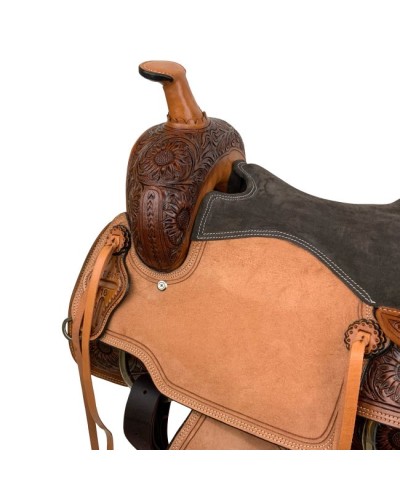 SELLE WESTERN DENVER WESTWOOD CIRCLE GARLAND DOUBLE T POOLS CONTINENTAL EQUIFLEX