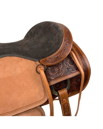 SELLE WESTERN DENVER WESTWOOD CIRCLE GARLAND DOUBLE T POOLS CONTINENTAL EQUIFLEX