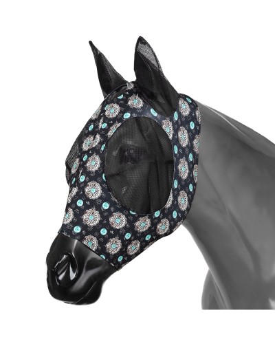 MASQUE ANTIMOUCHE FLY MASK SHOWMAN LYCRA