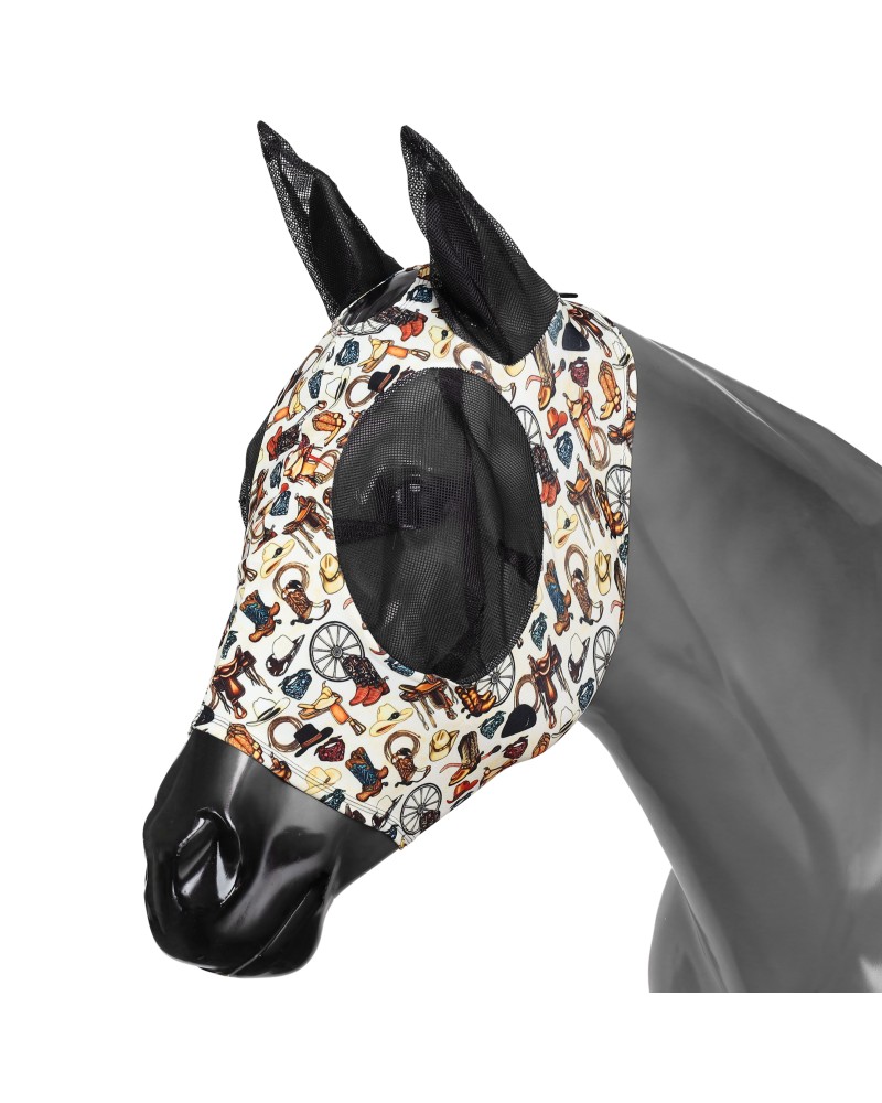 MASQUE ANTIMOUCHE FLY MASK SHOWMAN LYCRA