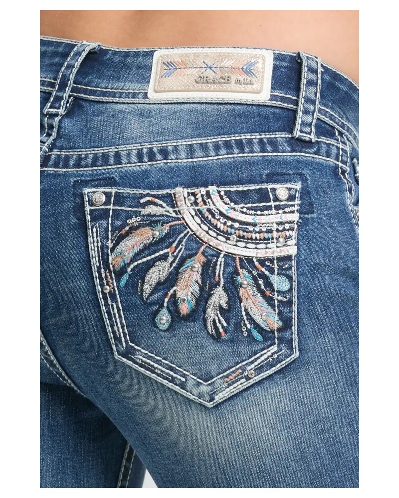 JEANS ARIAT GRACE IN LA CONFORTABLE DURABLE EQUITAION WESTERN