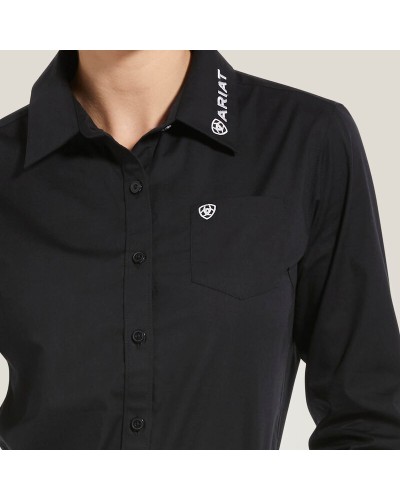 CHEMISE WESTERN AMERICAINE WRANGLER JACK DANIELS STARS AND STRIPES ARIAT