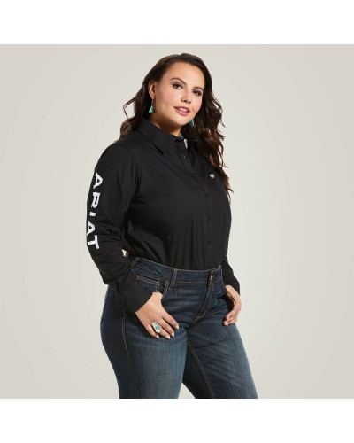 CHEMISE WESTERN AMERICAINE WRANGLER JACK DANIELS STARS AND STRIPES ARIAT