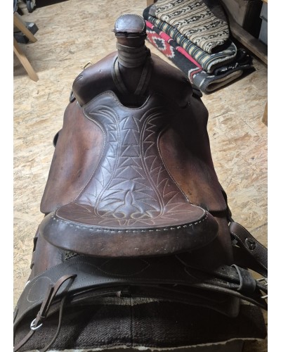 SELLE WESTERN OCCASION EQUITATION AMERICAINE USA CONTINENTAL