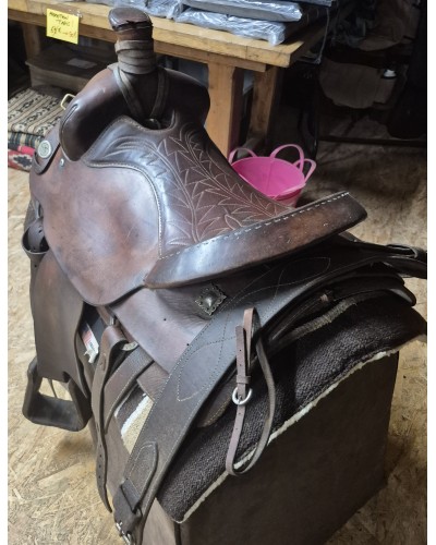 SELLE WESTERN OCCASION EQUITATION AMERICAINE USA CONTINENTAL