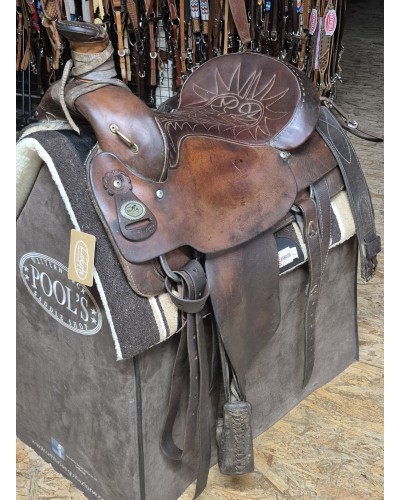 SELLE WESTERN OCCASION EQUITATION AMERICAINE USA CONTINENTAL