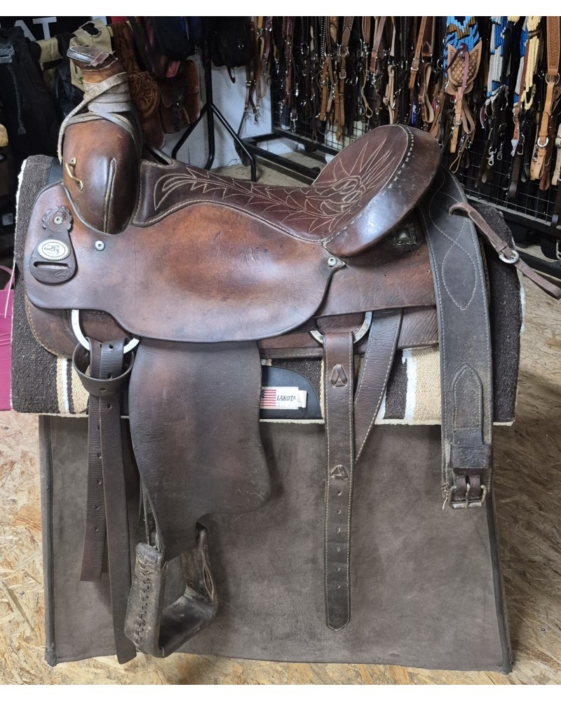 SELLE WESTERN OCCASION EQUITATION AMERICAINE USA CONTINENTAL