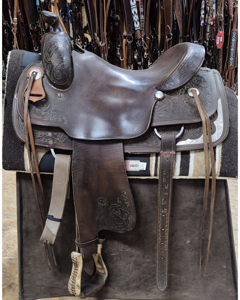 SELLE WESTERN OCCASION EQUITATION AMERICAINE USA CONTINENTAL