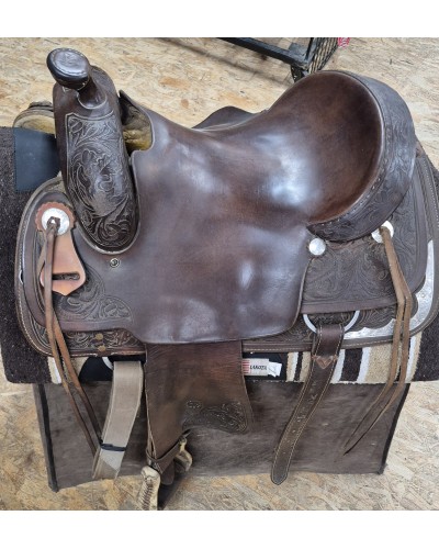 SELLE WESTERN OCCASION EQUITATION AMERICAINE USA CONTINENTAL