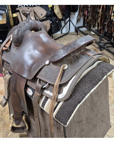 SELLE WESTERN OCCASION EQUITATION AMERICAINE USA CONTINENTAL