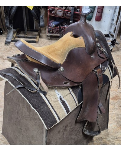 SELLE WESTERN OCCASION EQUITATION AMERICAINE USA CONTINENTAL