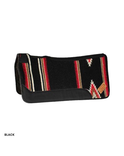 TAPIS WESTERN CHEVAL EQUITATION QUARTER HORSE BURIONI LAINE VIERGE