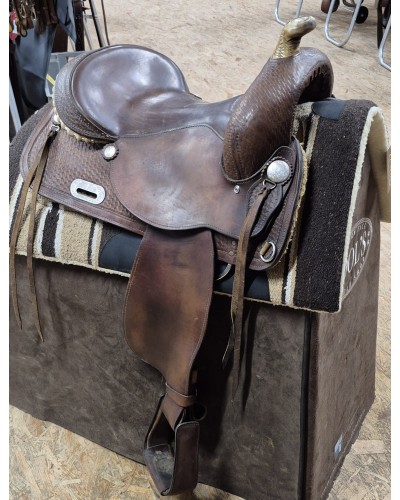 SELLE WESTERN OCCASION EQUITATION AMERICAINE USA CONTINENTAL