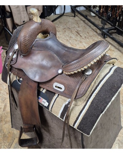 SELLE WESTERN OCCASION EQUITATION AMERICAINE USA CONTINENTAL