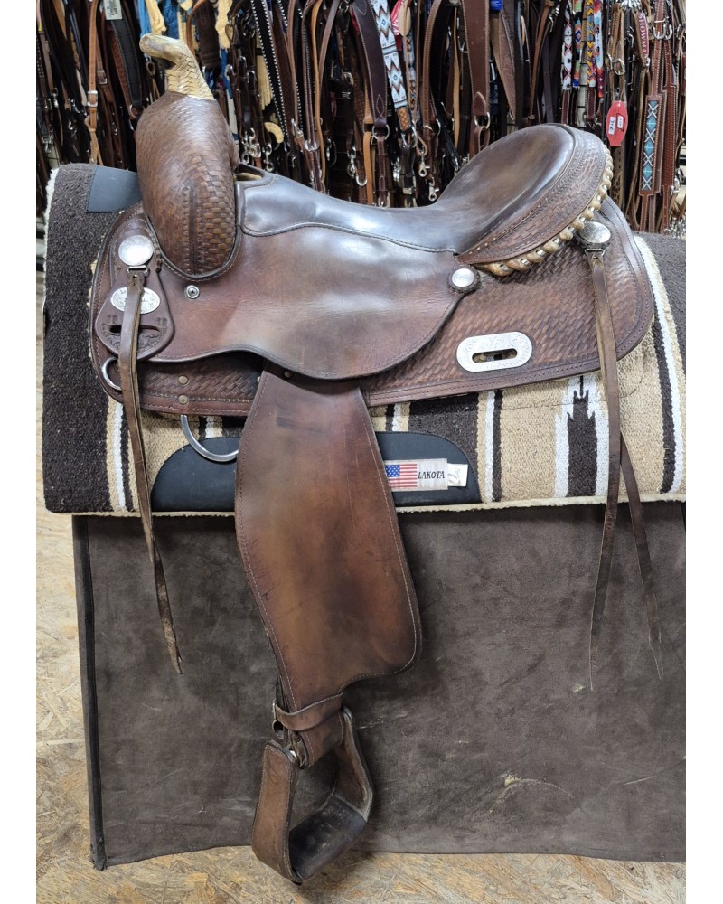 SELLE WESTERN OCCASION EQUITATION AMERICAINE USA CONTINENTAL